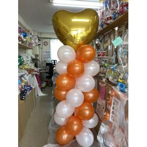 バルーンコラム （室内用） 茨城県水戸市近郊にお届け 水戸市　日立市　笠間市　石岡市　電報 結婚式 誕生日 記念日　