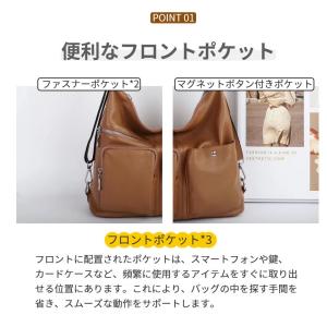 本革 ショルダーバッグ リュック レディース ...の詳細画像4