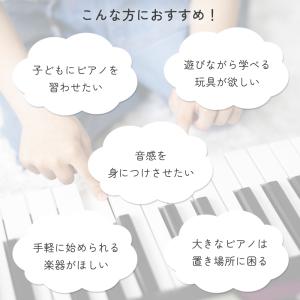 電子ピアノ 楽器玩具 ロールアップピアノ 49...の詳細画像1