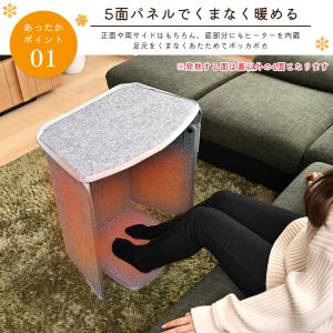 パネルヒーター 電気代 デスクヒーター 足元 ...の詳細画像2