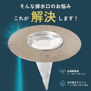 TOTO対応 排水口ゴミ受け ステンレス製 ヘ...の詳細画像2