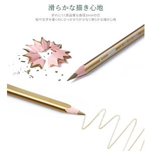 色鉛筆 24色 油性 色えんぴつ スケッチ 画...の詳細画像2