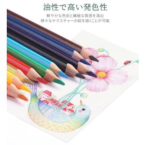 色鉛筆 24色 油性 色えんぴつ スケッチ 画...の詳細画像3