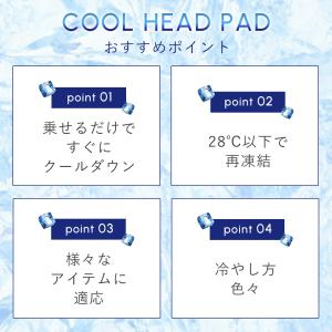 クールヘッドパッド ヘッドパッド PCM 帽子...の詳細画像4