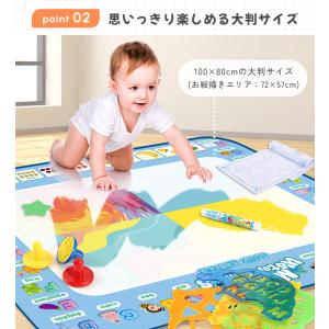 お絵かきシート 水で描くペン付き 知育おもちゃ...の詳細画像5