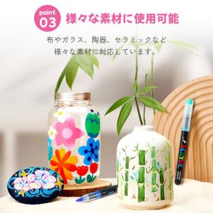 マーカーペン 12色セット アクリル水性インク...の詳細画像3