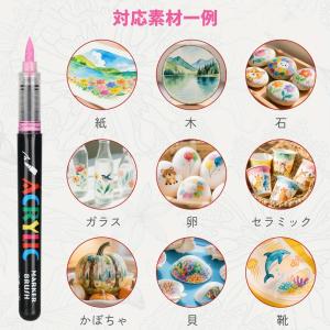 マーカーペン 12色セット アクリル水性インク...の詳細画像4