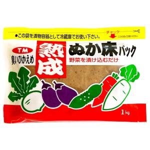 つけもと 熟成ぬか床パック 1kg×3個の詳細画像1