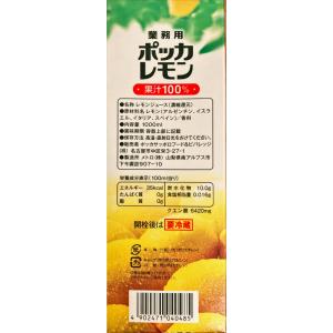 ポッカ 業務用ポッカレモン 1L×2個の詳細画像2