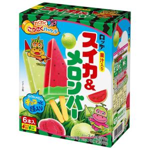 [アイス] ロッテ スイカ&メロンバー 420...の詳細画像1