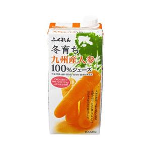 野菜 ジュース ふくれん 冬育ち九州産人参100％ジュース 1000ml×6本 | ふくれん 福岡