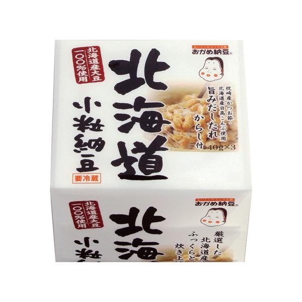 [冷蔵] タカノフーズ おかめ納豆 北海道小粒納豆 たれ・からし付 40g×3P