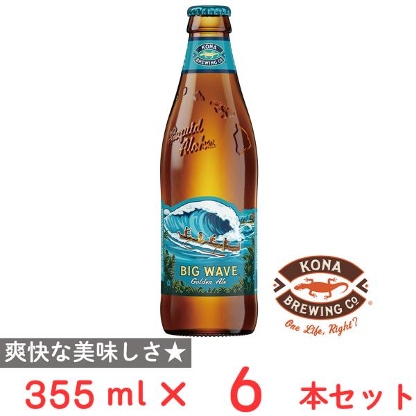 コナビール ビッグウェーブ ゴールデンエール355ml瓶×6個