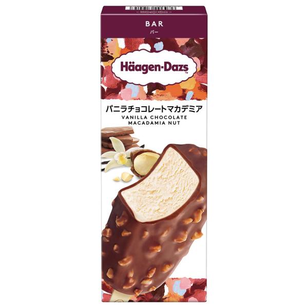 [アイス] ハーゲンダッツ バー バニラチョコレートマカデミア 80ml×40個