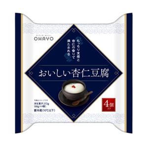 冷蔵 オハヨー おいしい杏仁豆腐4p 272g×6個｜smilespoon