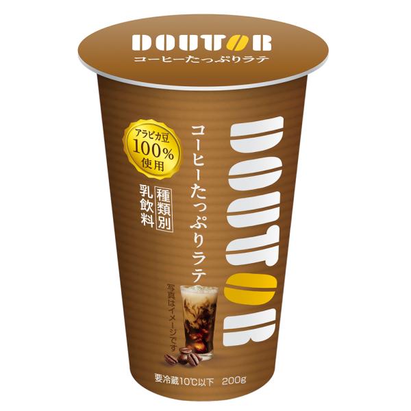 冷蔵 ドトール コーヒーたっぷりラテ 200g×12個