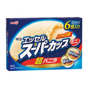 冷凍 アイスクリーム 明治 エッセル スーパーカップ ミニ超バニラ 540ml×8個 アイス スイーツ デザート おやつ ランキング アイスミルク ラクトアイス 氷菓