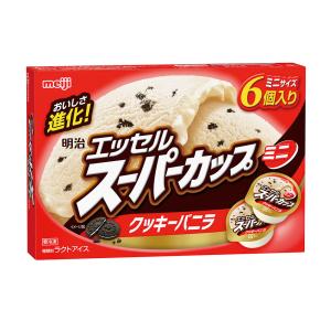 冷凍 アイスクリーム 明治 エッセル スーパーカップ ミニクッキー 540ml×8個 アイス スイーツ デザート おやつ ランキング アイスミルク ラクトアイス 氷菓