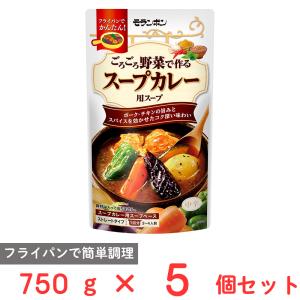 爆買 モランボン ごろごろ野菜で作る スープカレー用スープ 750g×5個｜Smile Spoon