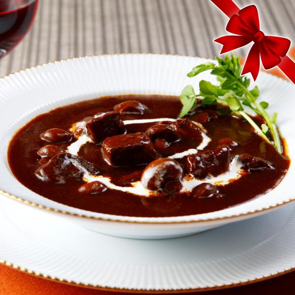 シチュー トンソン・ジャパン レストランリューズ　飯塚隆太監修国産牛のビーフシチュー4箱 ギフト プ...