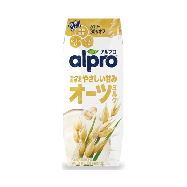 ダノンジャパン アルプロ たっぷり食物繊維 オーツミルク オーツ麦の甘さだけ 250ml