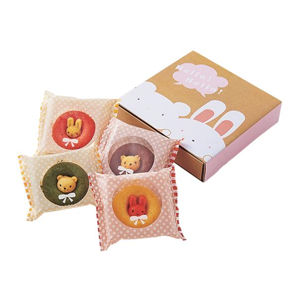 アデリー アニマルドーナツ ４個 お歳暮