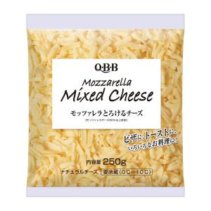 冷蔵 QBB モッツァレラとろけるチーズ 250g×5個｜smilespoon