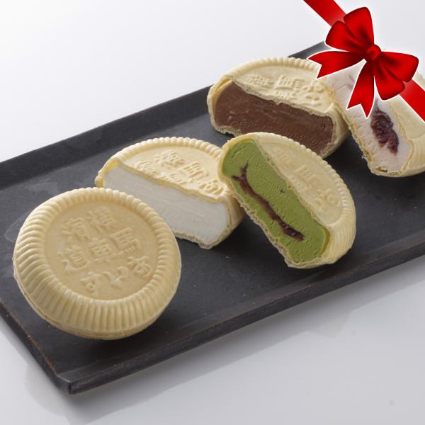 横濱馬車道 あいすもなかセット１７個 横濱馬車道 あいすもなか65ml（ミルク×5個、抹茶・小豆・チ...