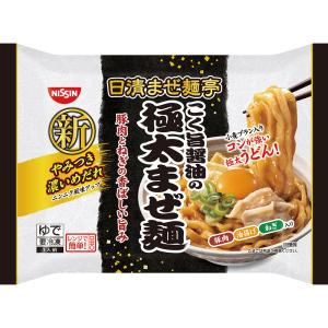 冷凍食品 日清 まぜ麺亭 こく旨醤油の極太まぜ麺 247g｜Smile Spoon