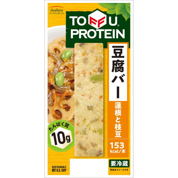 冷蔵 アサヒコ 豆腐バー蓮根と枝豆 1本×6個