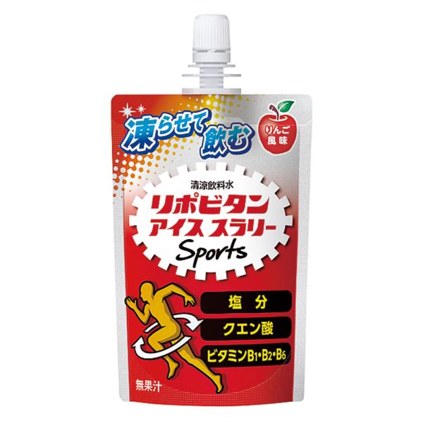 リポビタンアイススラリー Sports りんご風味 120g×6個