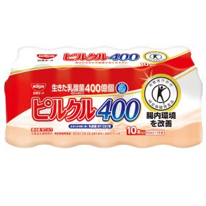 [冷蔵]日清ヨーク ピルクル 400 乳酸菌飲料 特定保健用食品 [65ml×10本]×5個｜smilespoon