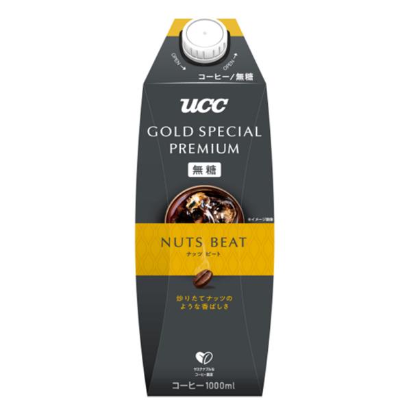 冷蔵 UCC GOLD SPECIAL PREMIUM ナッツビート 無糖 1000ml