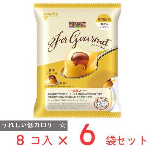 マンナンライフ 蒟蒻畑For　Gourmet　濃厚プリン味 25g×8個×6袋｜Smile Spoon