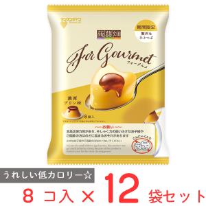 マンナンライフ 蒟蒻畑For　Gourmet　濃厚プリン味 25g×8個×12袋｜smilespoon
