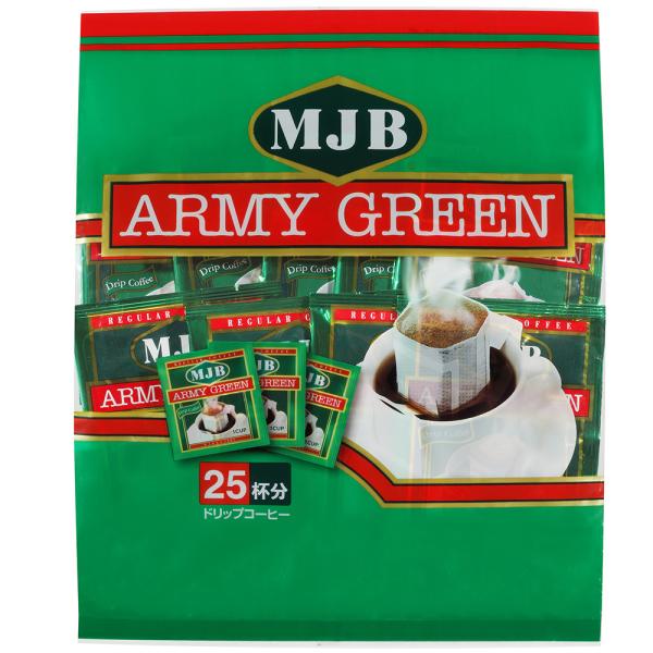 共栄製茶 MJB　アーミーグリーンドリップコーヒー 25袋×12個