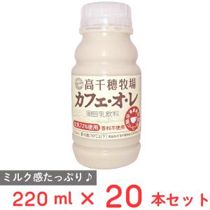 [冷蔵] 南日本酪農協同 高千穂牧場カフェオレ 220ml×20本｜smilespoon