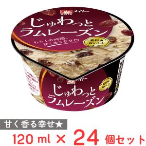 冷凍】じゅわっとラムレーズン120ml×24個 協同乳業めいとー : ひのや