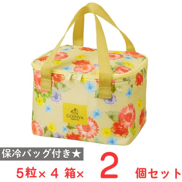 [アイス] ゴディバ オリジナル フラワーバッグセット (5粒×4箱）×2セット