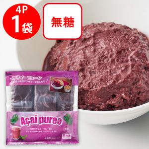 アサイー 冷凍ピューレ 100g×4パック×15袋 無糖 フルッタフルッタ