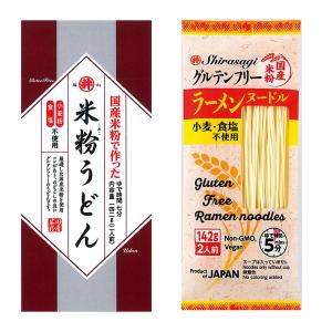 東亜食品 グルテンフリー ラーメン 米粉うどん 2種×3個 セット｜smilespoon