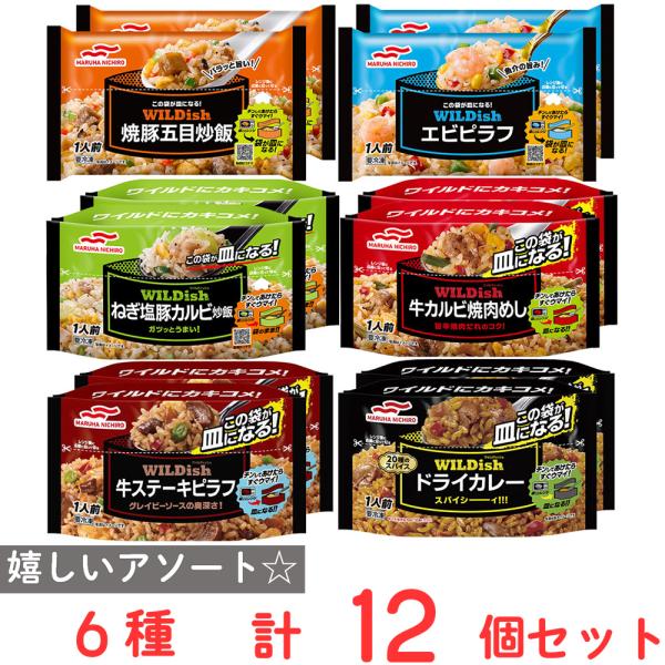 冷凍食品 マルハニチロ WILDish バラエティセット（6品X2食）