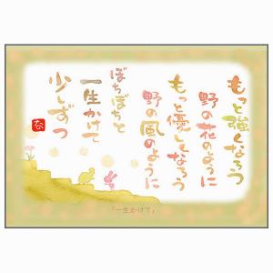 SN-040 澤田直見　ポストカード　一生かけて【追跡可能メール便可】
