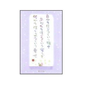 SN-047 澤田直見　ポストカード　自分を信じる【追跡可能メール便可】