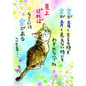 SSA-69 絵描きサリー 絵はがき ポストカード 100色のクレヨン作家 動物イラスト メッセージアート 絵葉書 【追跡可能メール便可】