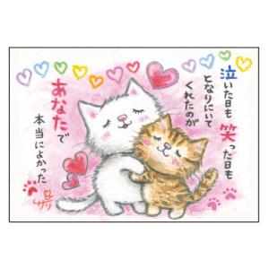 SSA-85 絵描きサリー 絵はがき ポストカード 100色のクレヨン作家 動物イラスト メッセージアート 絵葉書【追跡可能メール便可】