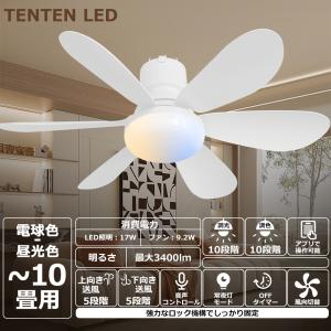 2025新登場！】シーリングファンライト LED 調光調色 扇風機 静音