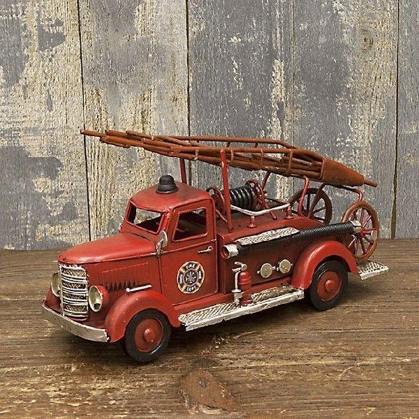 ブリキのおもちゃ ヴィンテージカー Fire Dept 消防車
