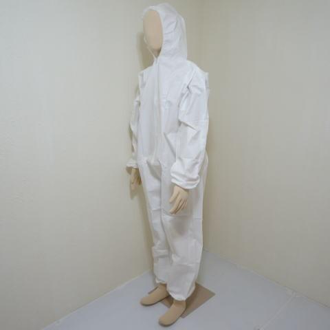 防水不織布つなぎ（10枚） 富士手袋工業 1880 使い捨てツナギ服 つなぎ 白衣 作業服 作業着 ...