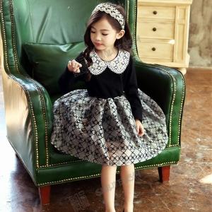 ワンピース 子ども服 ドレス おしゃれ 可愛い フォーマル 女の子 キッズ 子供服 結婚式 入学式 卒業式 発表会 長袖 春秋 100 110 1 130 140cm Ln0967 Encore 通販 Yahoo ショッピング